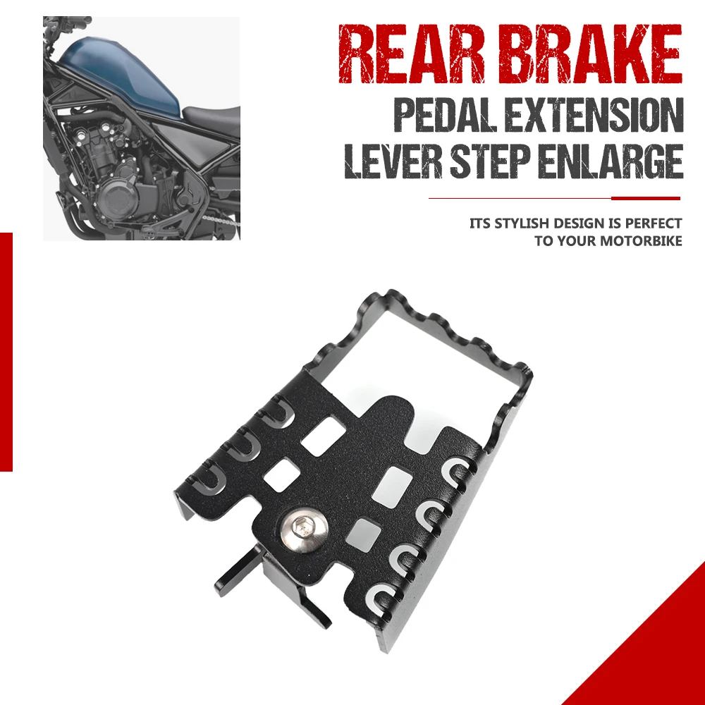 

FOR Honda Rebel CMX300 CMX500 Rebel 300 Rebel 500 2017-2021 2022 Brake Pedal Step Tip Plate Pad Cover Anti-skid Brake Pad Cover