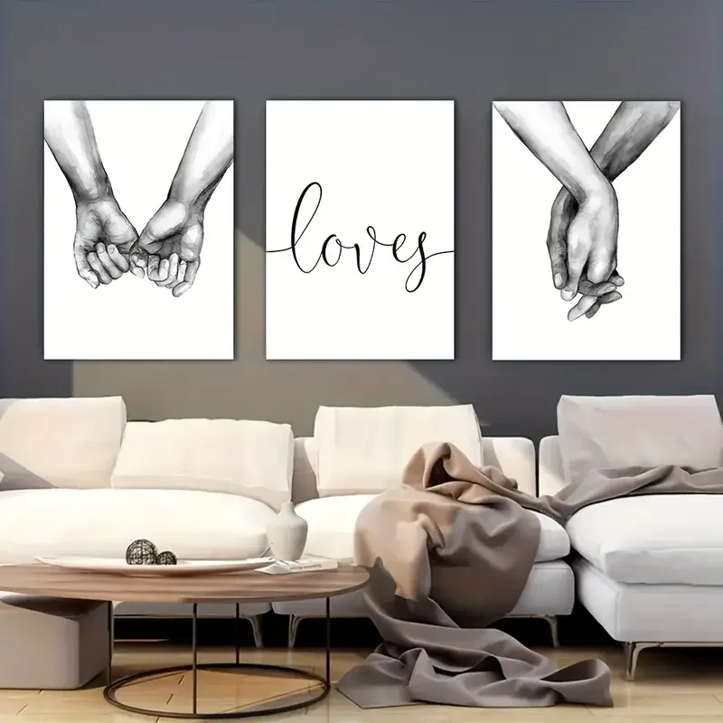 Современная классическая картина распылением печать на холсте набор из 3