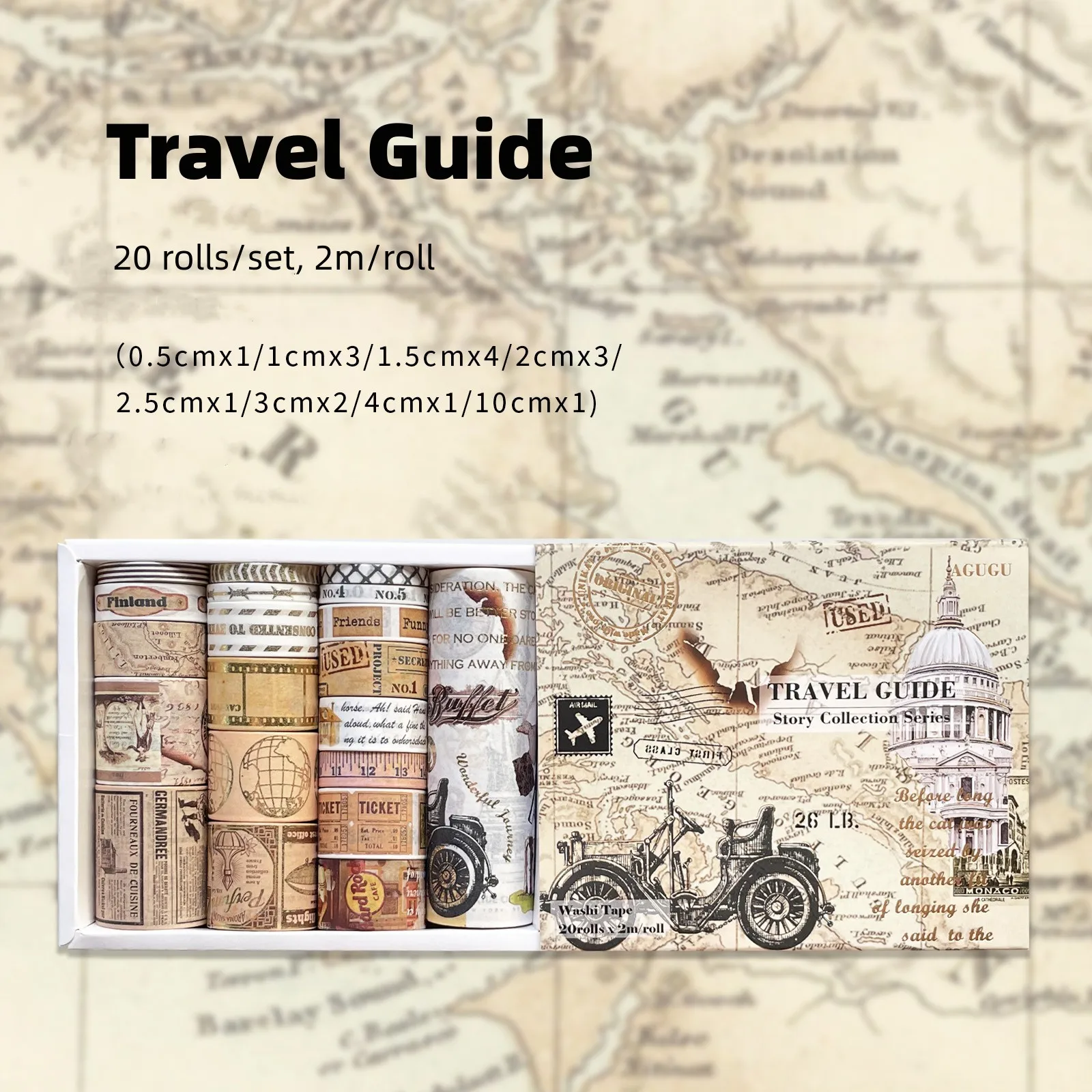 

VALIOSOPA Ретро-ленты для скрапбукинга 20 шт