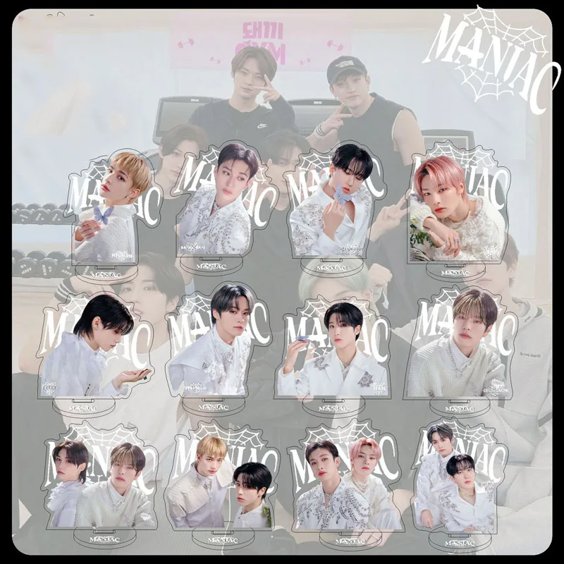 S Acrylic Stand Bang Chan Hyunjin Han Lee Know Action Model Desktop Decor