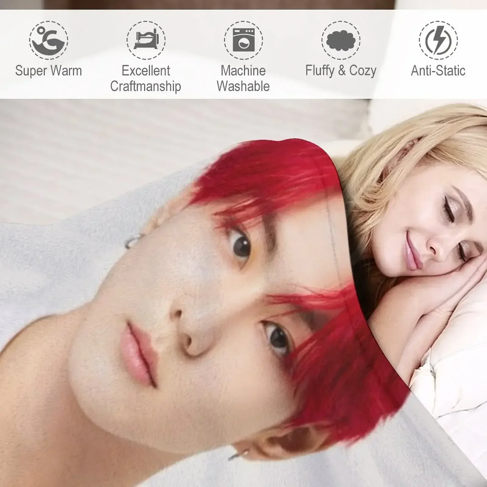 Джунгwon Плед Дорожные Покрывала Косплей Аниме Одеяла