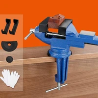 80mm heavy duty mechanic clamp on table vise bench vice universal press vice desktop vise 360 degree clamp fixture
