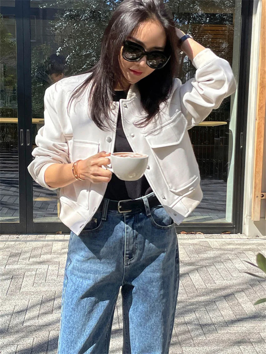 Куртка Alien Kitty Женская в Корейском стиле бейсбольная куртка шикарная свободная