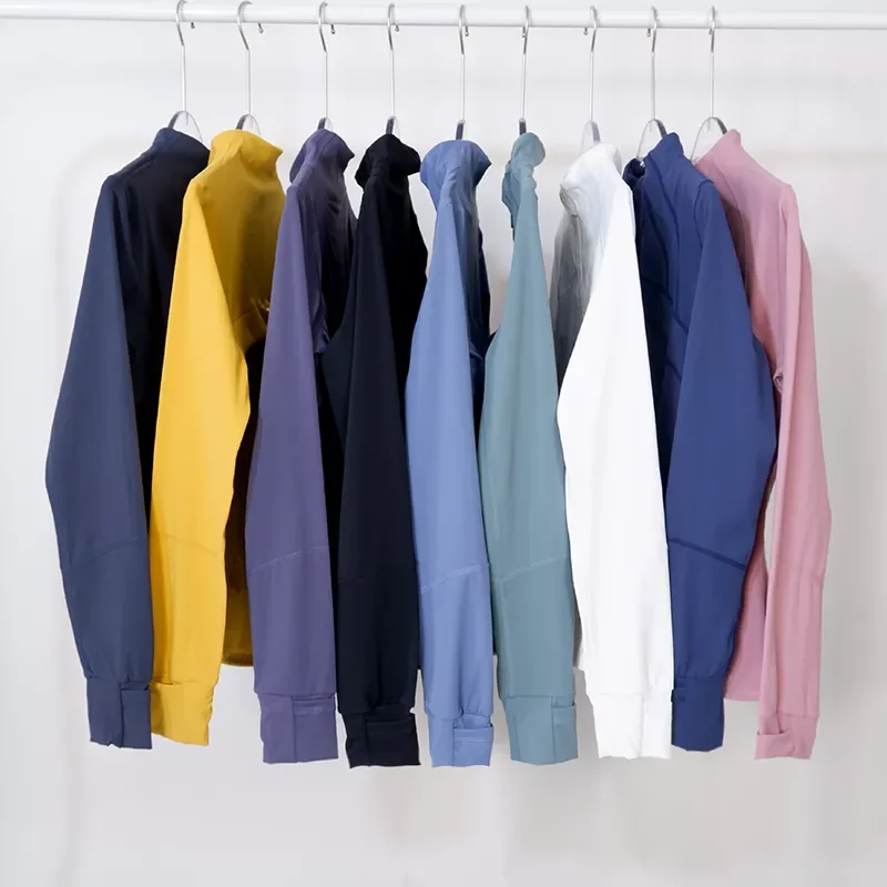 Running Coat Woman Jacket Slim Fit Jacket for Running Quick Drying Tops Sport Jacket with Thumbholes Women Sportwear for Winter