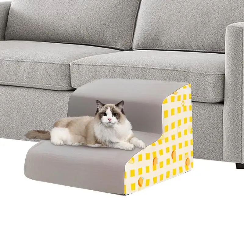 

Foam Dog Stairs Pet Dog Steps Dog Ramp Pet Ladders Steps For Short Leg Pets Anti-Slip Pet Ladders Foam Dog Stairs For Cats