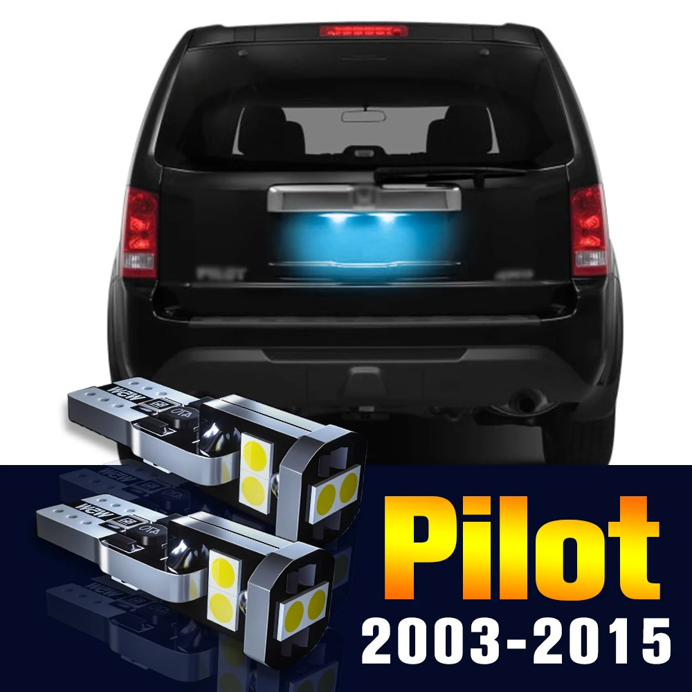 

2pcs LED License Plate Light Bulb Number Lamp For Honda Pilot 2003-2015 2006 2007 2008 2009 2010 2011 2012 2013 2014 Accessories