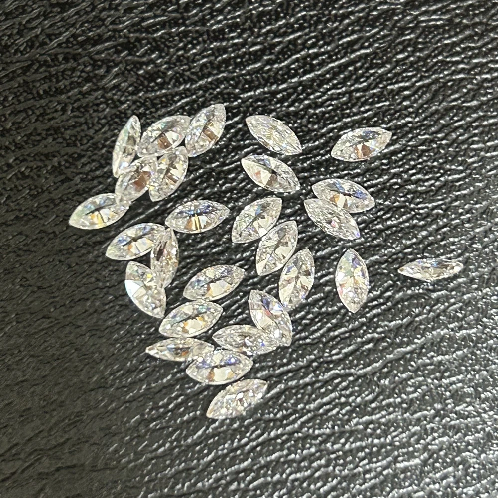 Meisidan 1 карат пакетик DEF VS Форма маркизы от 5x3 мм до 4x8 HPHT Lab Created Loose Diamond
