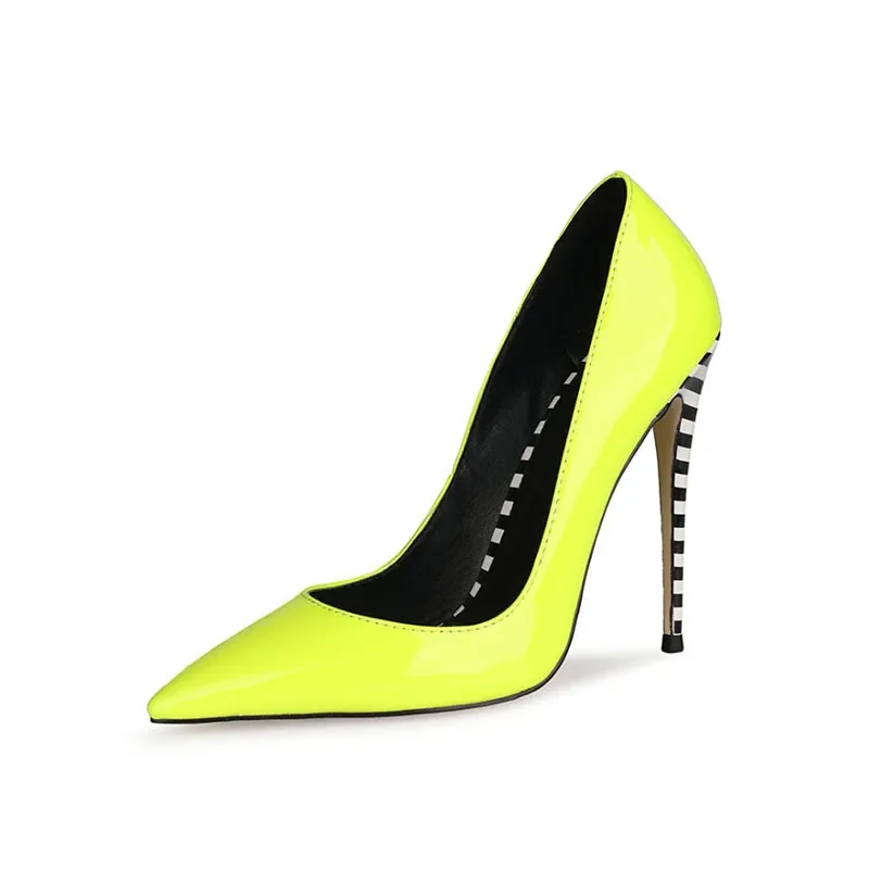 Arden Furtado/2024 летние туфли-лодочки из лакированной кожи на шпильке пикантные