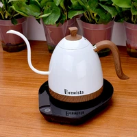 220velectric coffee pot fine mouth brew coffee pot pour over coffee tea kettle gooseneck pot600ml