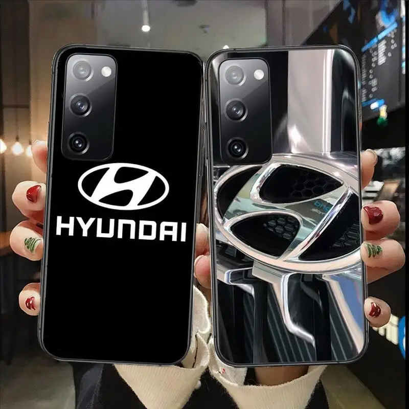 Hyundai Motor Phone Case Luxury Fashion For Samsung Galaxy S23 S21 S10 S30 S20 S22 S8 S9 S30 Pro Plus Ultra Fe Soft Phone Covers