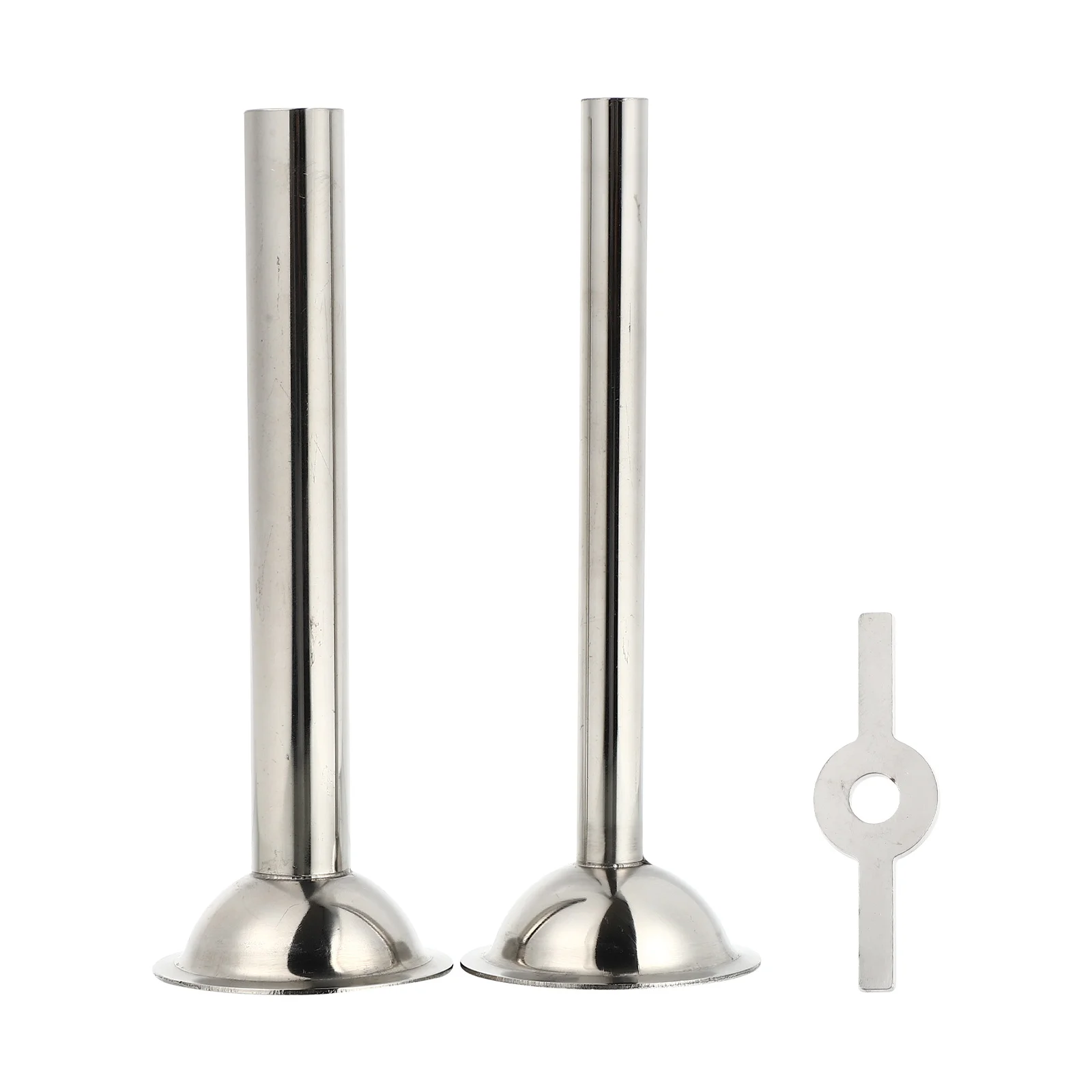 

A Set Household Stainless Steel Meat Grinder Accessories Sausage Funnels