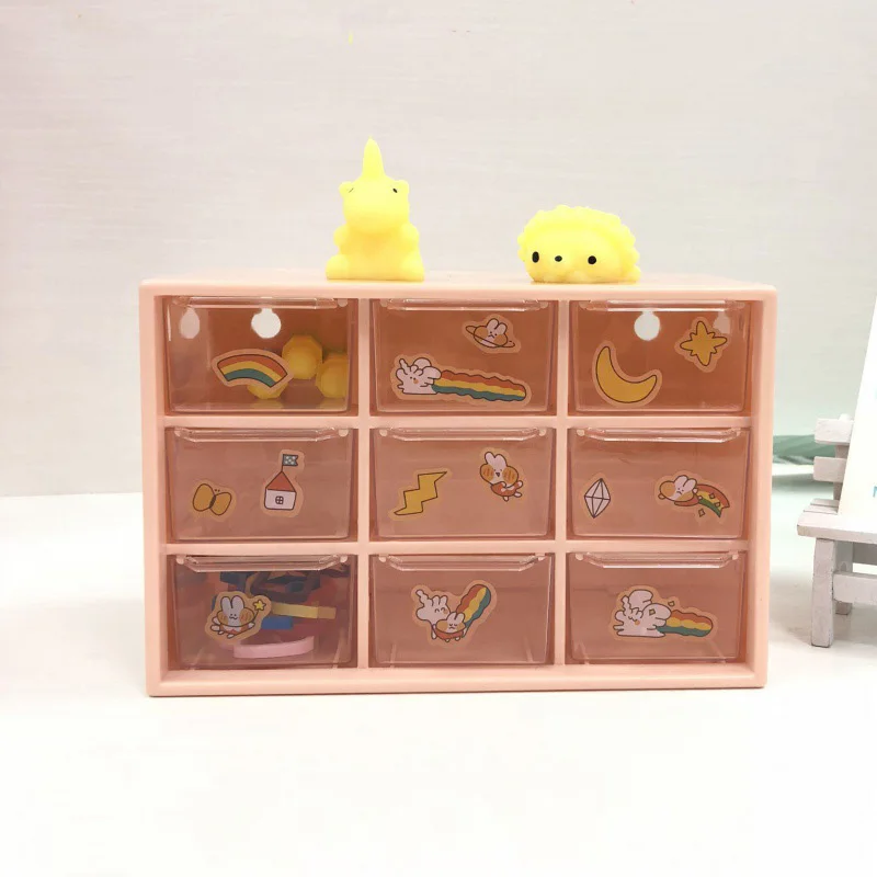 

Белый пыленепроницаемый ящик для хранения в девять ячеек органайзер для ящиков прозрачная коробка для сережек и жемчуга канцелярский орга...