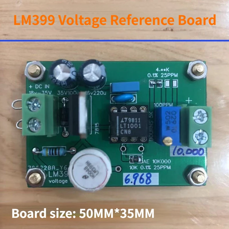 

LM399 Voltage Reference Source 10V Calibration Calibration Three and a Half Four and a Half Multimeter