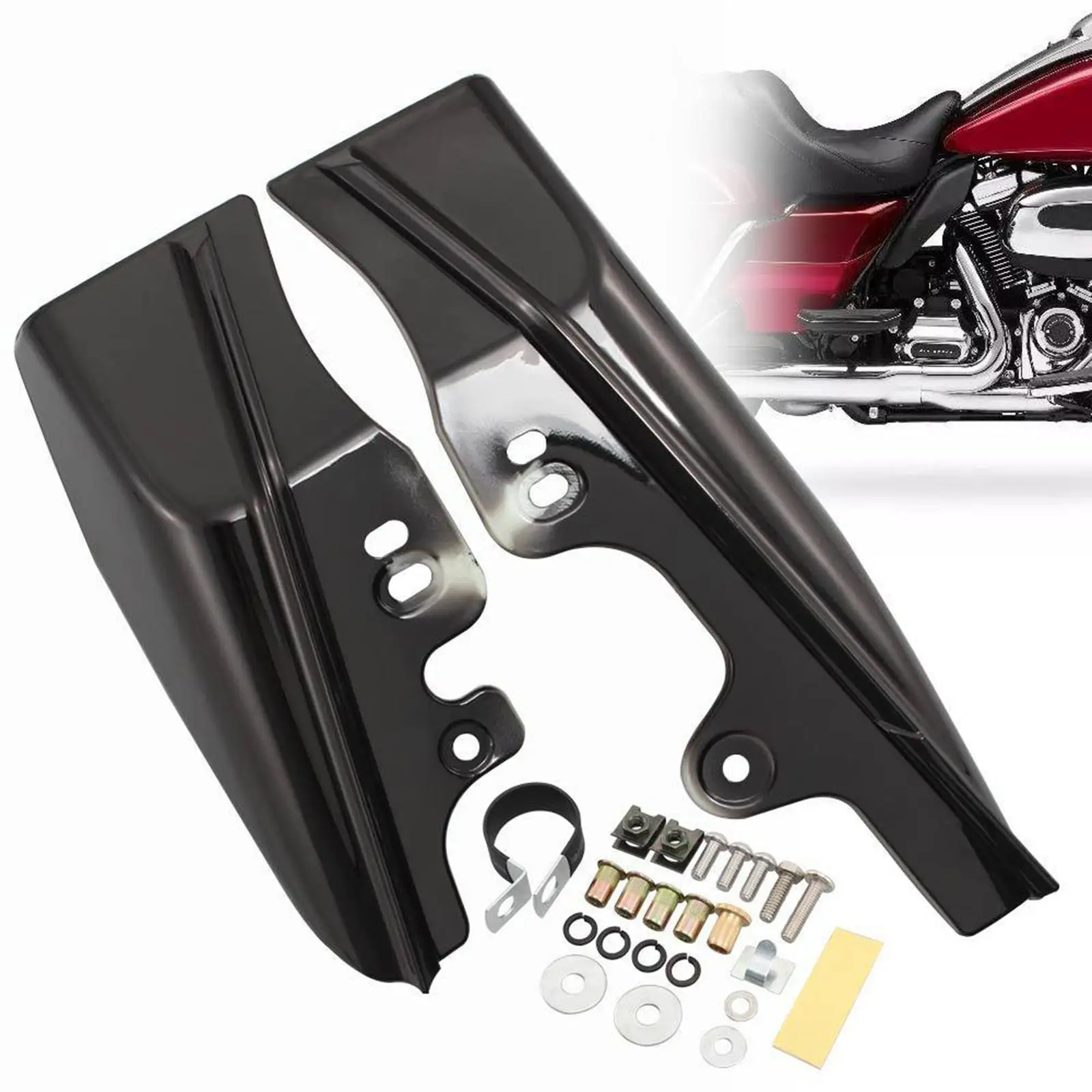 

Black Air Deflectors for Touring FLHX