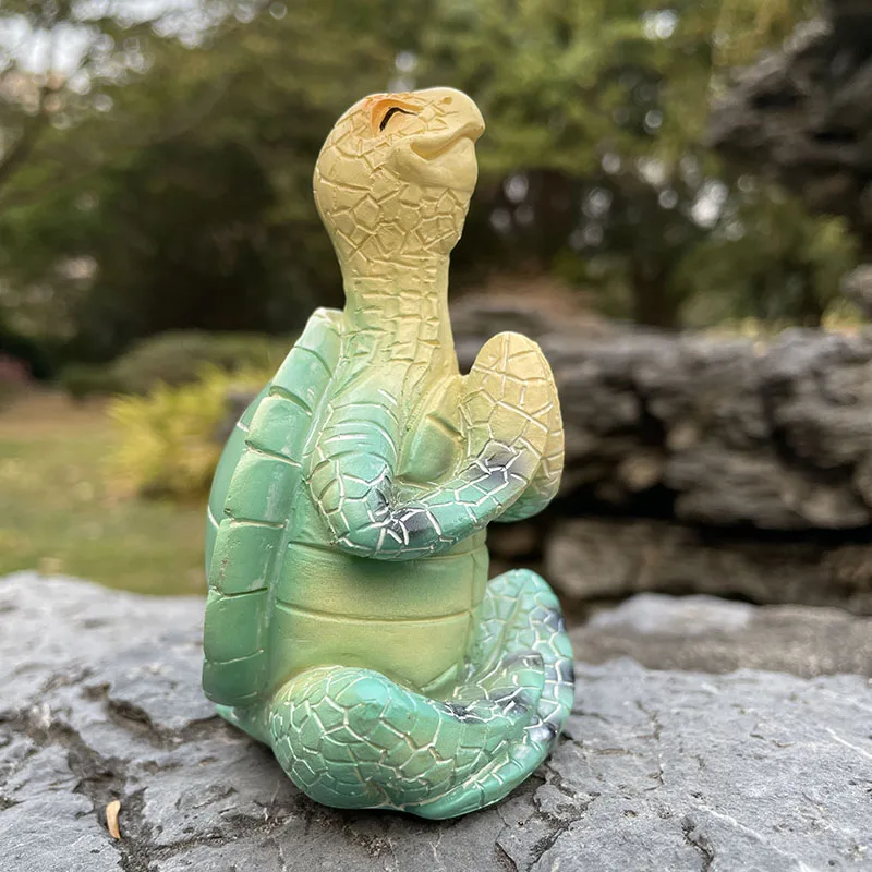 

Sea Turtle Decorative Figurines Peacefulness Meditating Sea Turtle Statue Decorations for Buddha Zen Yoga Garden Statue Ornament
