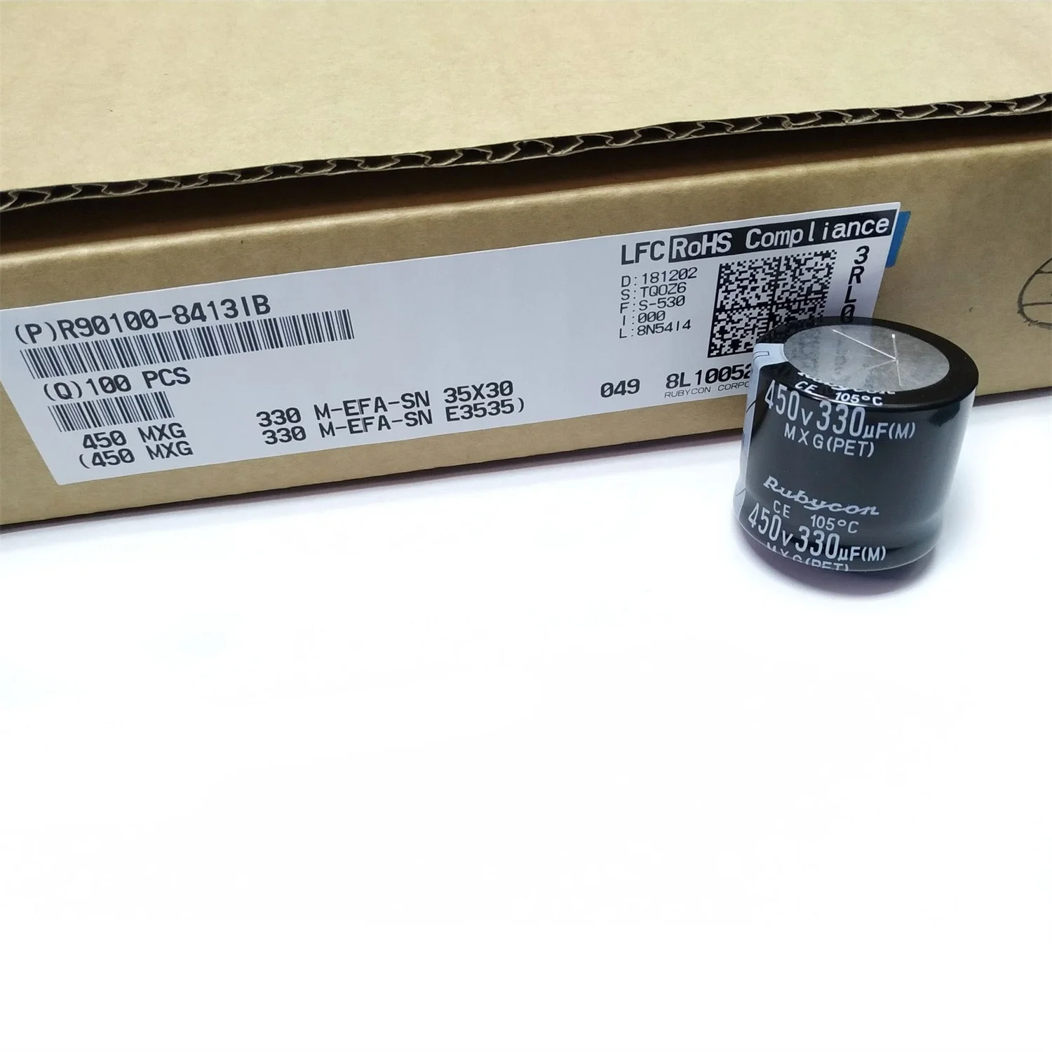 RUBYCON электролитический конденсатор 450V330UF