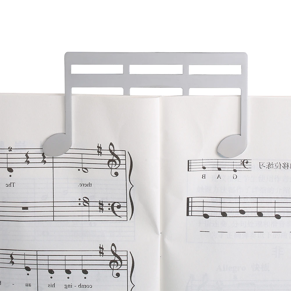 

Music Sheet Clip Metal Music Clips Piano Sheet Song Silver/Gold/Black 4.13x2.17x0.04inch Book Page 100% Brand New