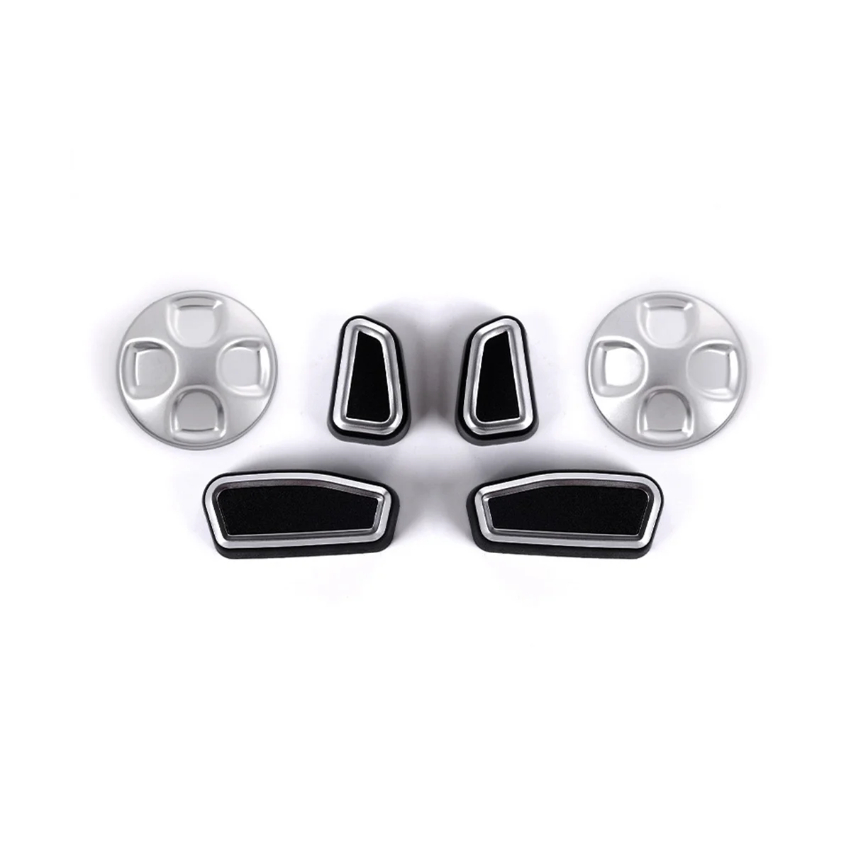 

1 Set Of 6 Pieces Car Accessories Seat Button Cover