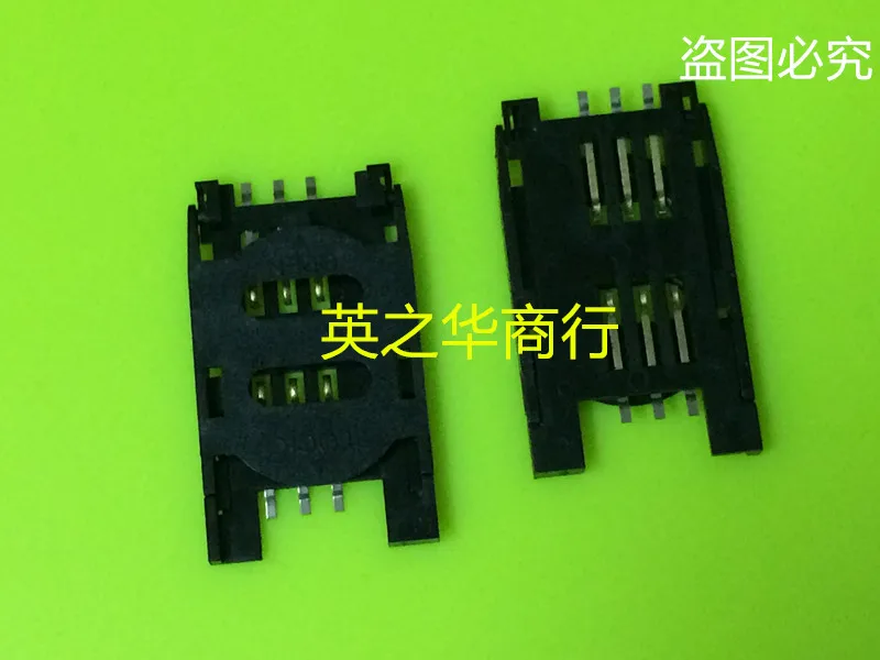 

30pcs original new WSCD-06APP24 SIM card holder SIM06-250