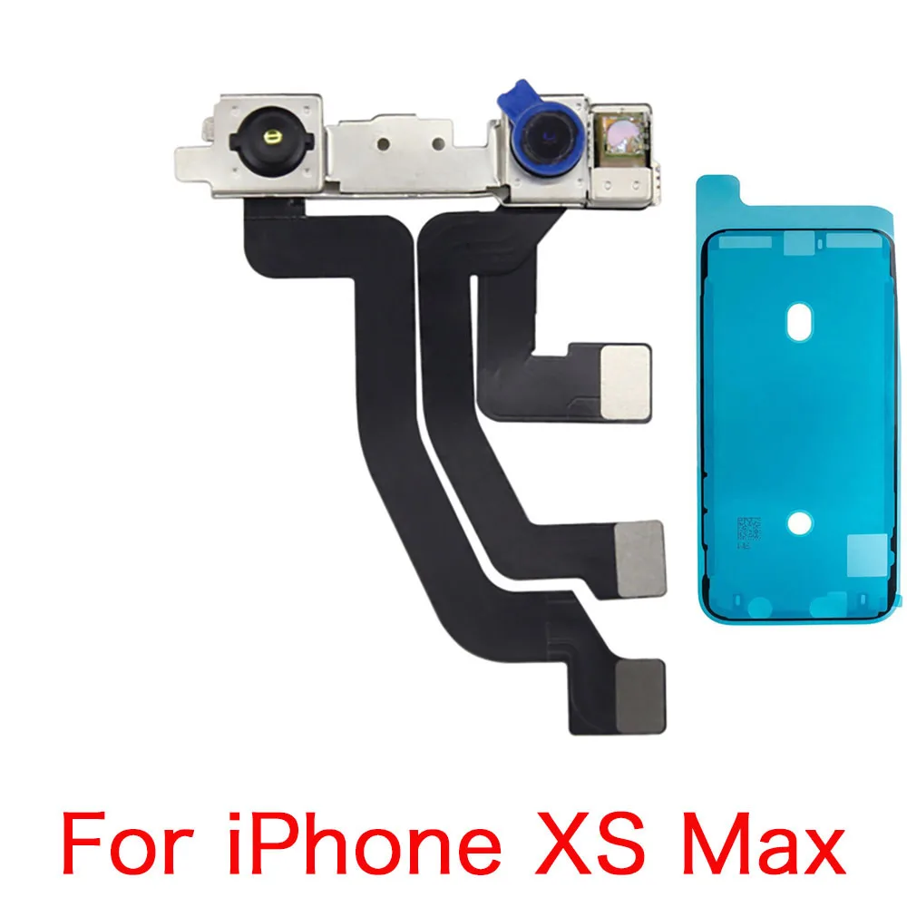Фото Гибкий кабель передней камеры для iPhone 7 8 Plus X XR XS 11 12 Pro Max, замена без лицевого удостоверения личности + водонепроницаемая лента №5