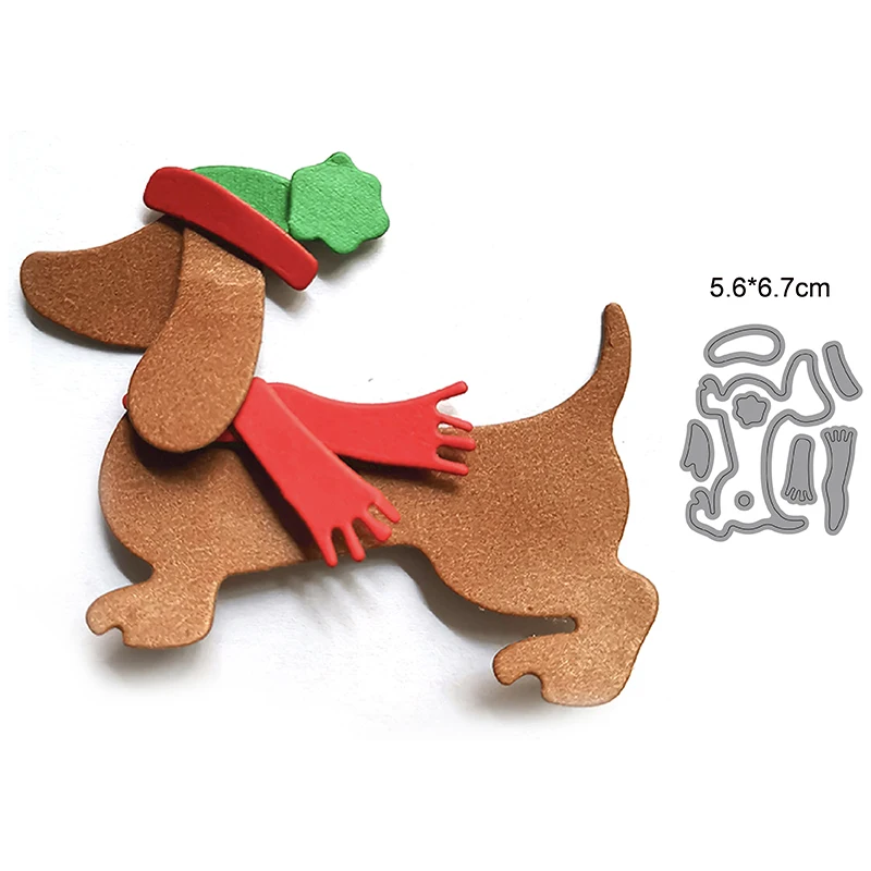 

Металлические Вырубные штампы «такса» для скрапбукинга «сделай сам», шаблон для высечки фотоальбомов, открыток, декора, тиснение, ручная ра...