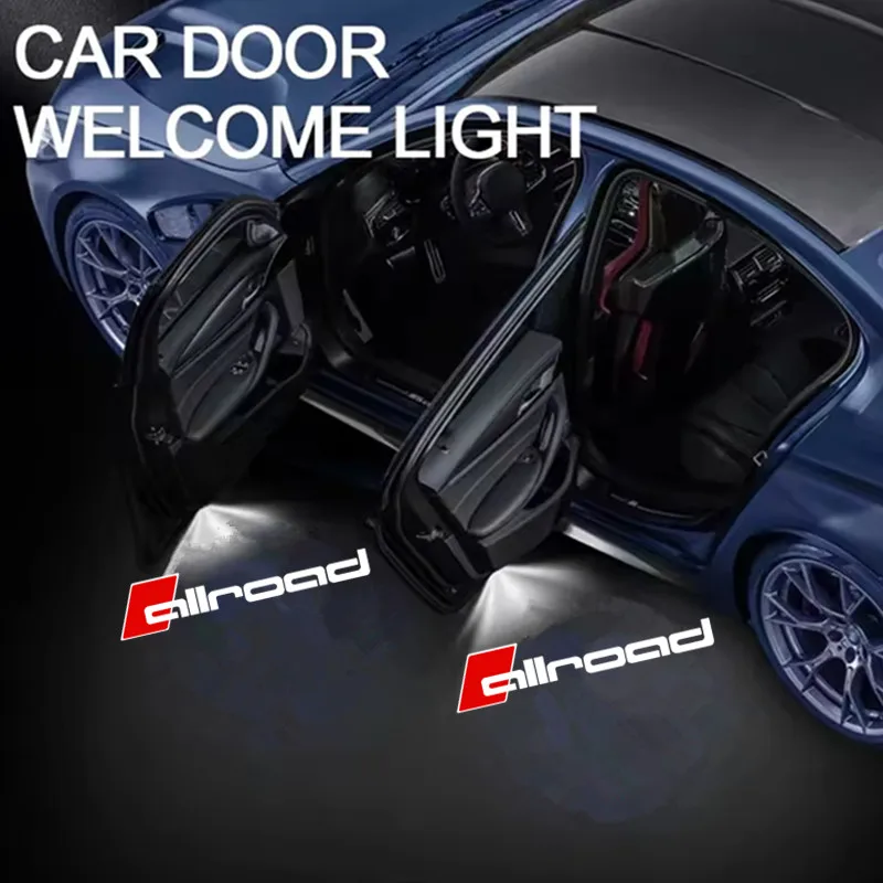 Фото 2 шт. автомобильные дверные фонари светодиодный приветственный свет для Audi A3 A4 B8 8P 8V A6 C7 A5 Q5 B7 B6 B9 SLINE QUTTRO RS Q3 Q7 S3 S4 S5 S6 2025 №1