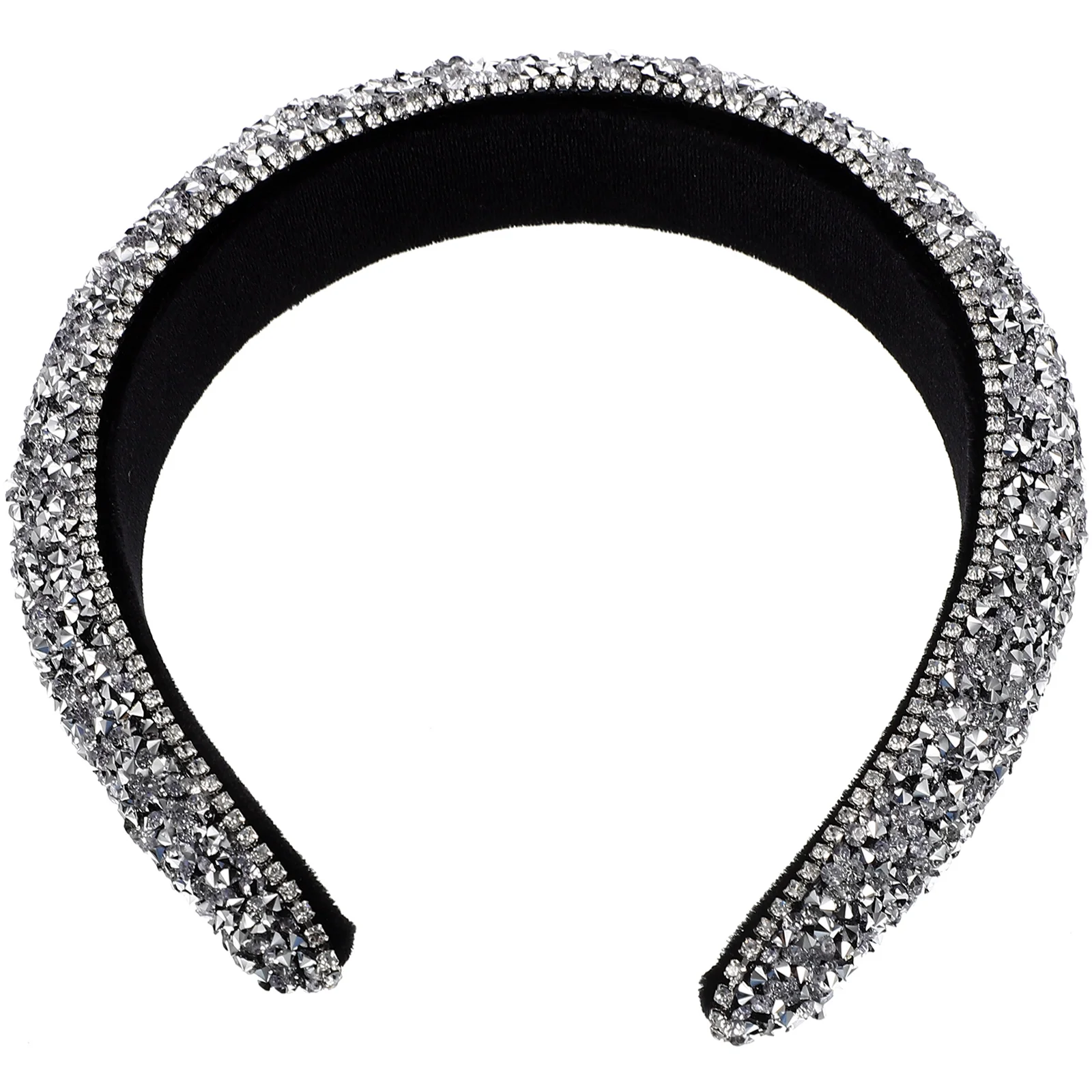 

Headband Crystal Headbands Hair Wedding Rhinestones Clasps Sparkly Glitter Hard Skinny Headdress Bride Bridesmaids Tiara
