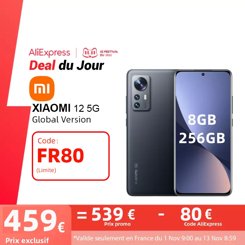Najtaniej Globalna Wersja Xiaomi 12 Smartphone 128GB/256GB Snapdragon 8 Gen 1 Octa Core 120Hz 67W Turbo ładowanie 50MP Kamera NFC WIFI6