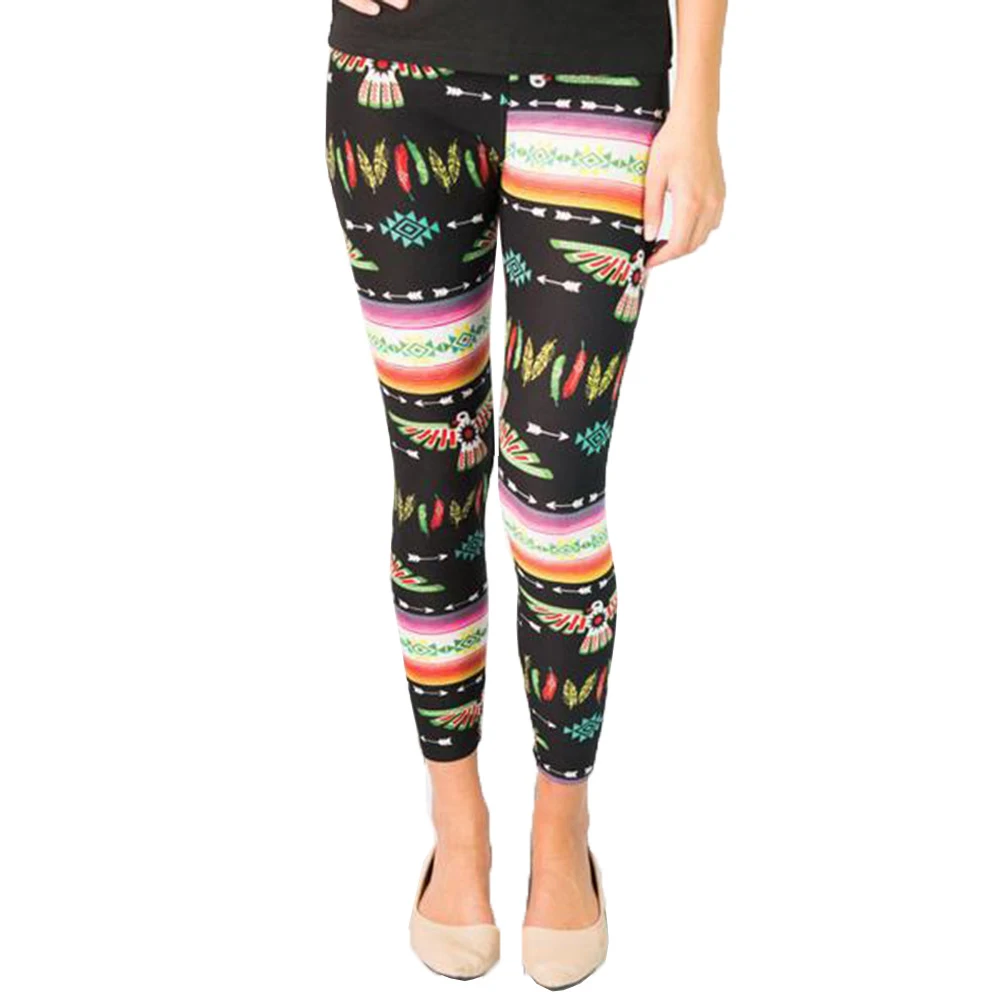 

Женские укороченные Леггинсы, рождественские Брюки-карандаш с принтом птиц, облегающие осенние укороченные брюки, универсальная нижняя одежда FS1401