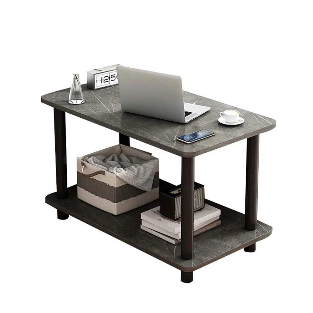 

Household Coffee Table Living Room Next to the Sofa Storage Computer Desk Double Layer Simple Side Cabinet