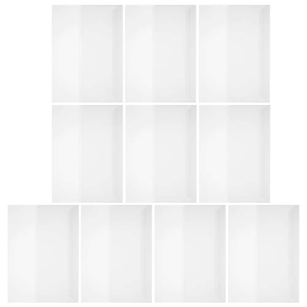 10 листов водонепроницаемые чехлы для книг пластиковые защитные рукава пленки