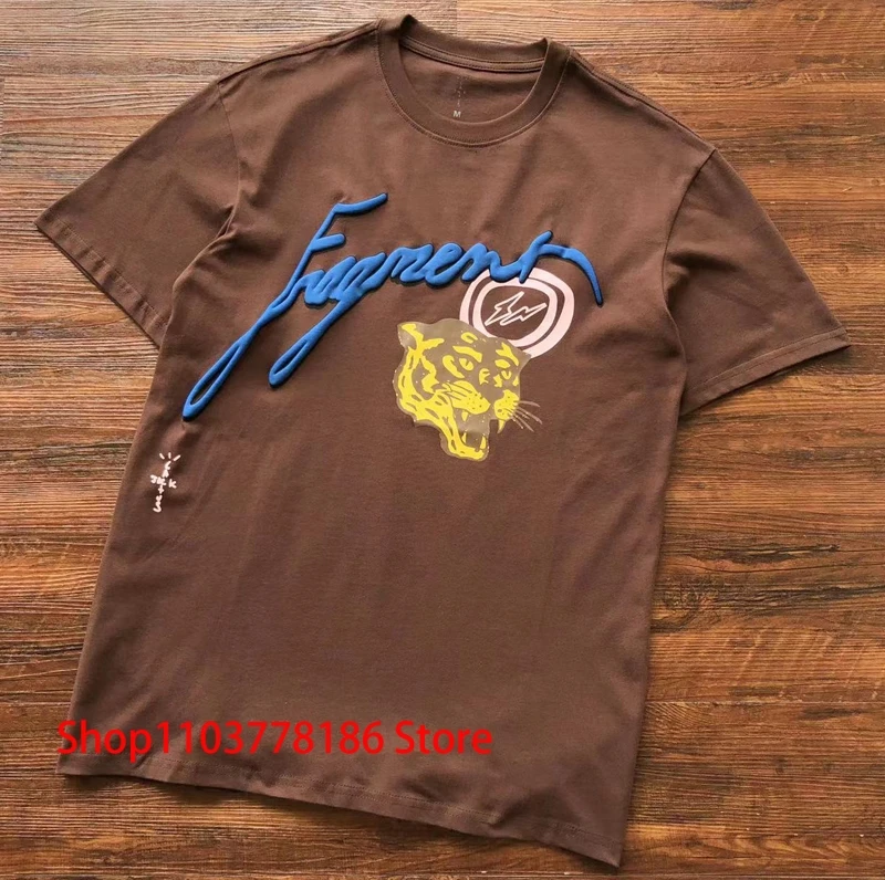 Cactus Jack футболка хлопок тигр