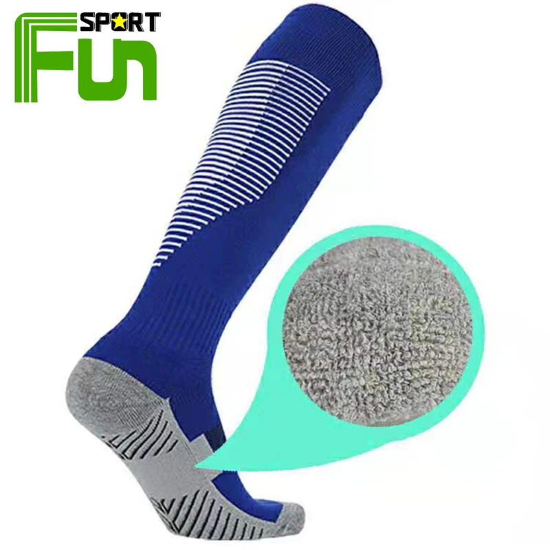 

Утолщенные футбольные спортивные носки STARFUN, компрессионные длинные носки для бега, тренажерного зала, велоспорта для взрослых и детей, 2022, ...