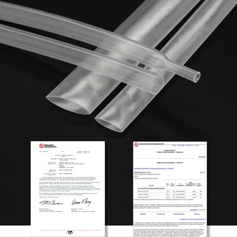 1 ~ 10 м термоусадочная трубка 2:1 прозрачный диаметр 0 6 мм 80 рукав сделай сам ремонт