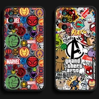 marvel cartoon spiderman phone cases for xiaomi redmi 7 7a 9 9a 9t 8a 8 2021 7 8 pro note 8 9 note 9t soft tpu carcasa