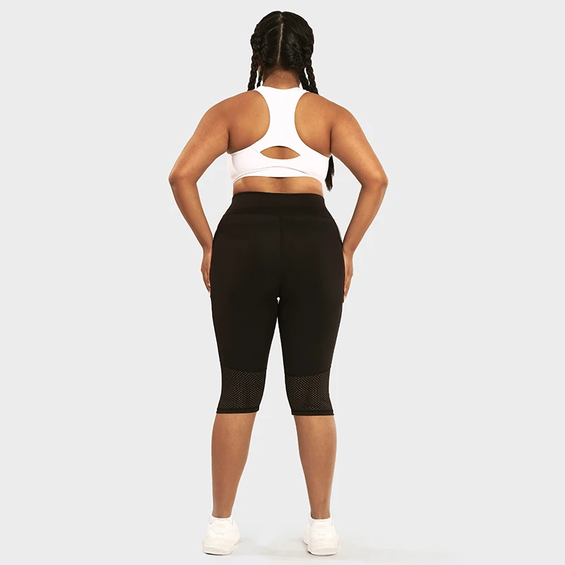 LUOYIYANG Hollow Out Pocket Plus Size Women's Leggings Sports Yoga Pants Gym Fitness Workout Push Up Women Clothing 2023 L-4XL