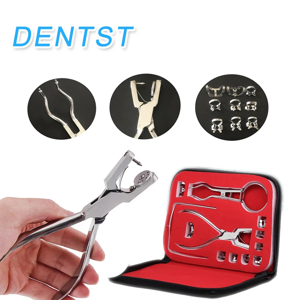 

Dental Dam Hole Puncher Set Puncher Pliers Dentist Perforator Dental Rubber Dam Puncher Dental Orthodontic Tools