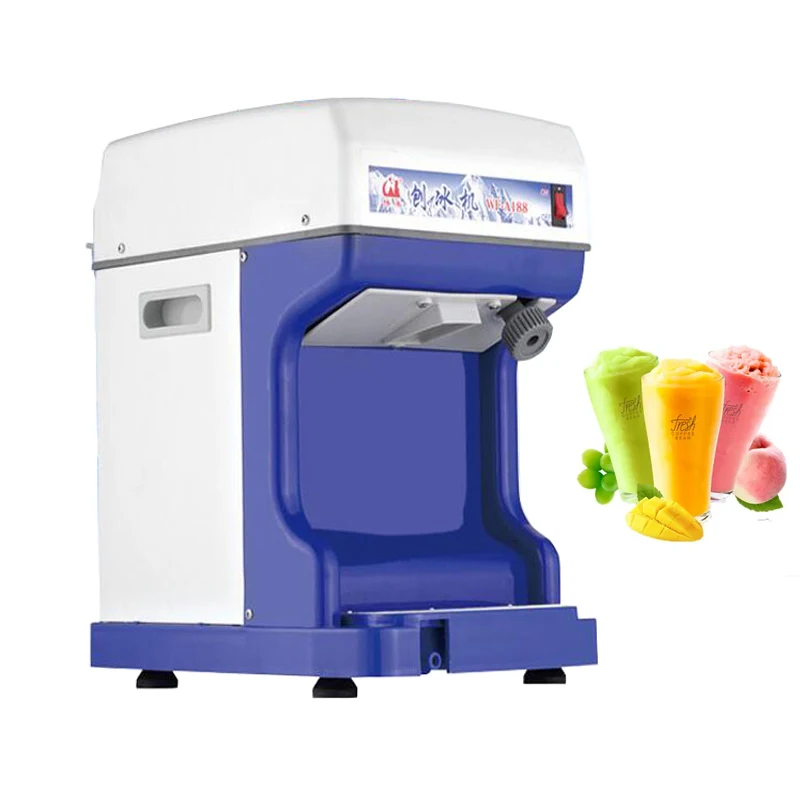 Electric Ice Shaver Branch Crusher Chopper Smoothie Blender Granizing Machine Shredder Snow Cone Cubes Maker