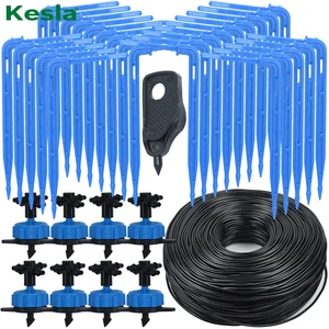 Система капельного орошения для теплиц, 4-ходовая капельная стрелка 35 мм, 2-ходовой передатчик, система полива для горшков, садовых газонов, 10 компл.20 компл.