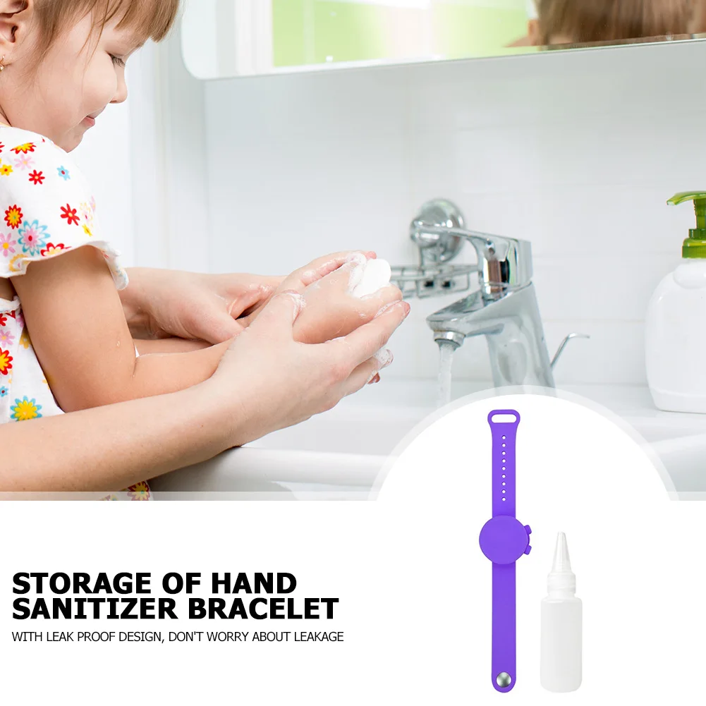 

Leakproof Silicone Soap Dispenser Wristband Hand Washing Liquid Soap Wrist Strap for Home Caring Health Ornaments