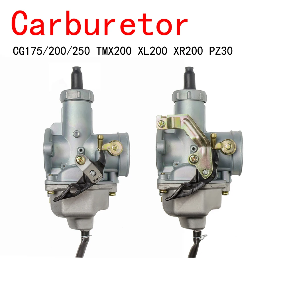 

PZ30 30mm Motorcycle ATV Carburetor CG175 CG175 CG200 CG250 TMX200 XL200 XR200 TRX XR XL