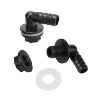 38 thread to 14mm 90 degree elbow drainage connector aquarium fish tank drain coupling adapters irrigation water pipe joi