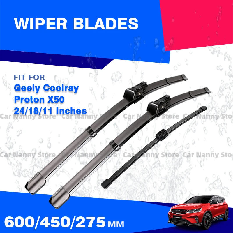 

Передняя и задняя щетка стеклоочистителя для Geely Coolray SX11 2018 2019 2020 2021 2022 2023 2024 2025 автомобильные аксессуары лобовое стекло авто