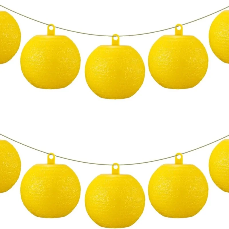 6 шт. липкий мяч-ловушка для насекомых клейкий мяч ловли ловушка (зеленый желтый)
