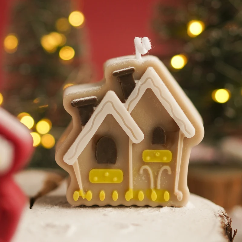 Рождественский домик силиконовая форма пряничный Сделай Сам ручной работы