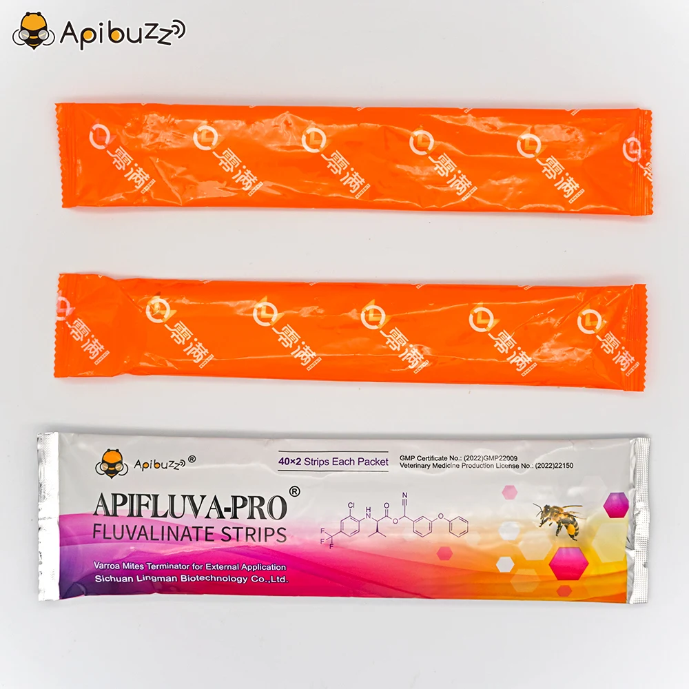 Apibuzz Apifluva Pro Fluvalinate 80 небольших полосок мощный инструмент для лечения пчелиных Varroa
