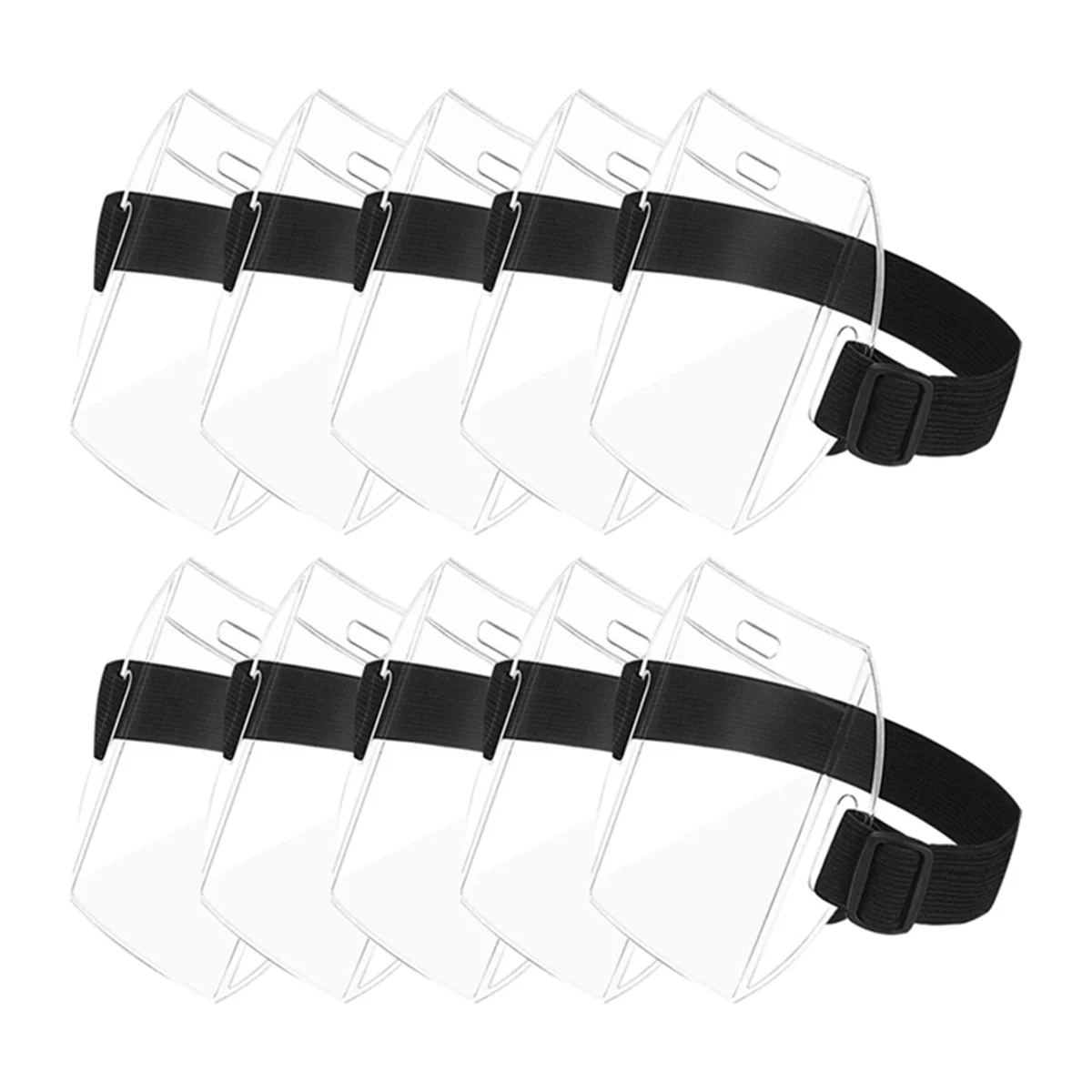 Держатель бейджа на руку для удостоверения личности с регулируемой пряжкой