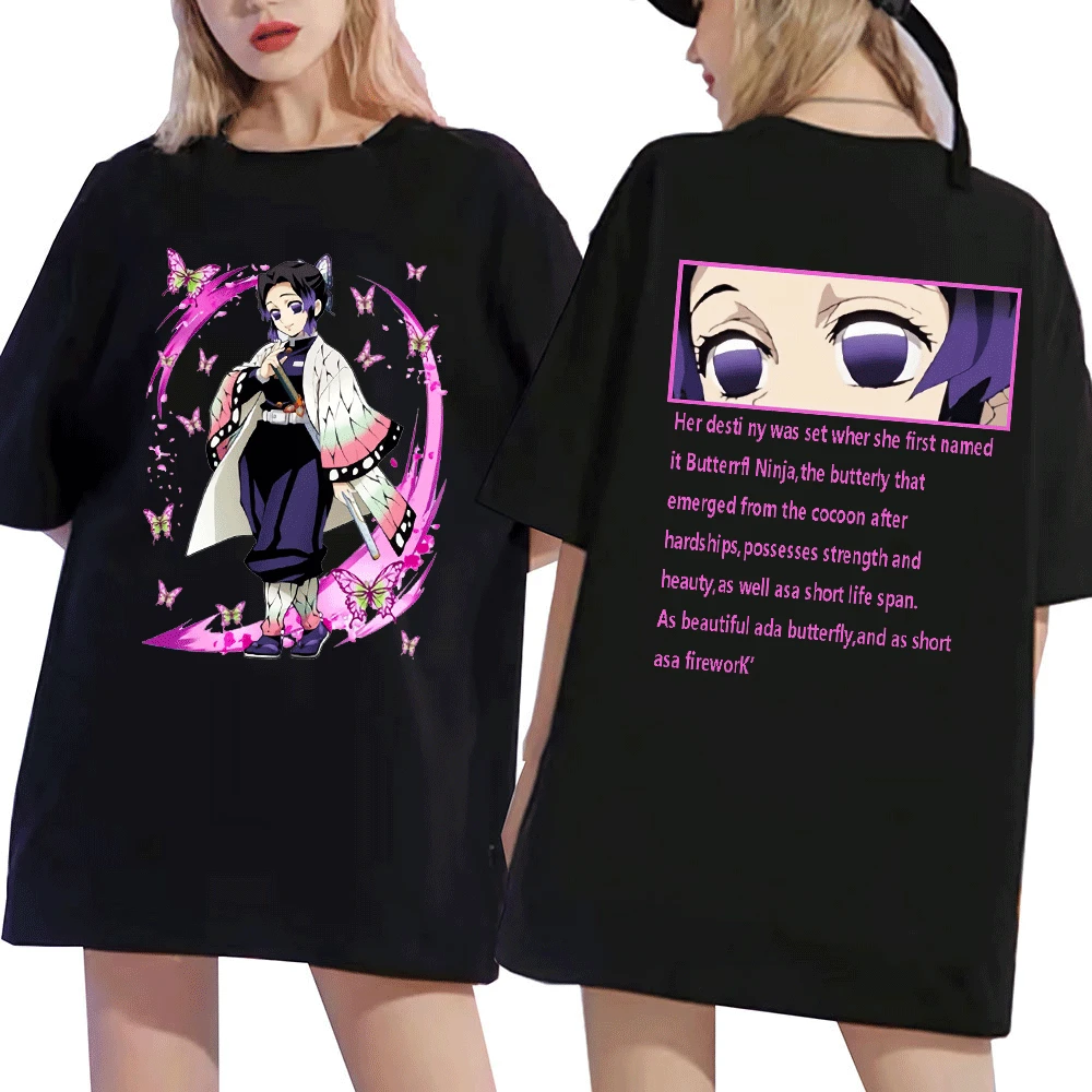 

Kamado Nezuko T-Shirts Men Women Cotton Lovely Girls T Shirt Demon Slayer Kimetsu No Yaiba Anime Shirt Female Short Sleeve