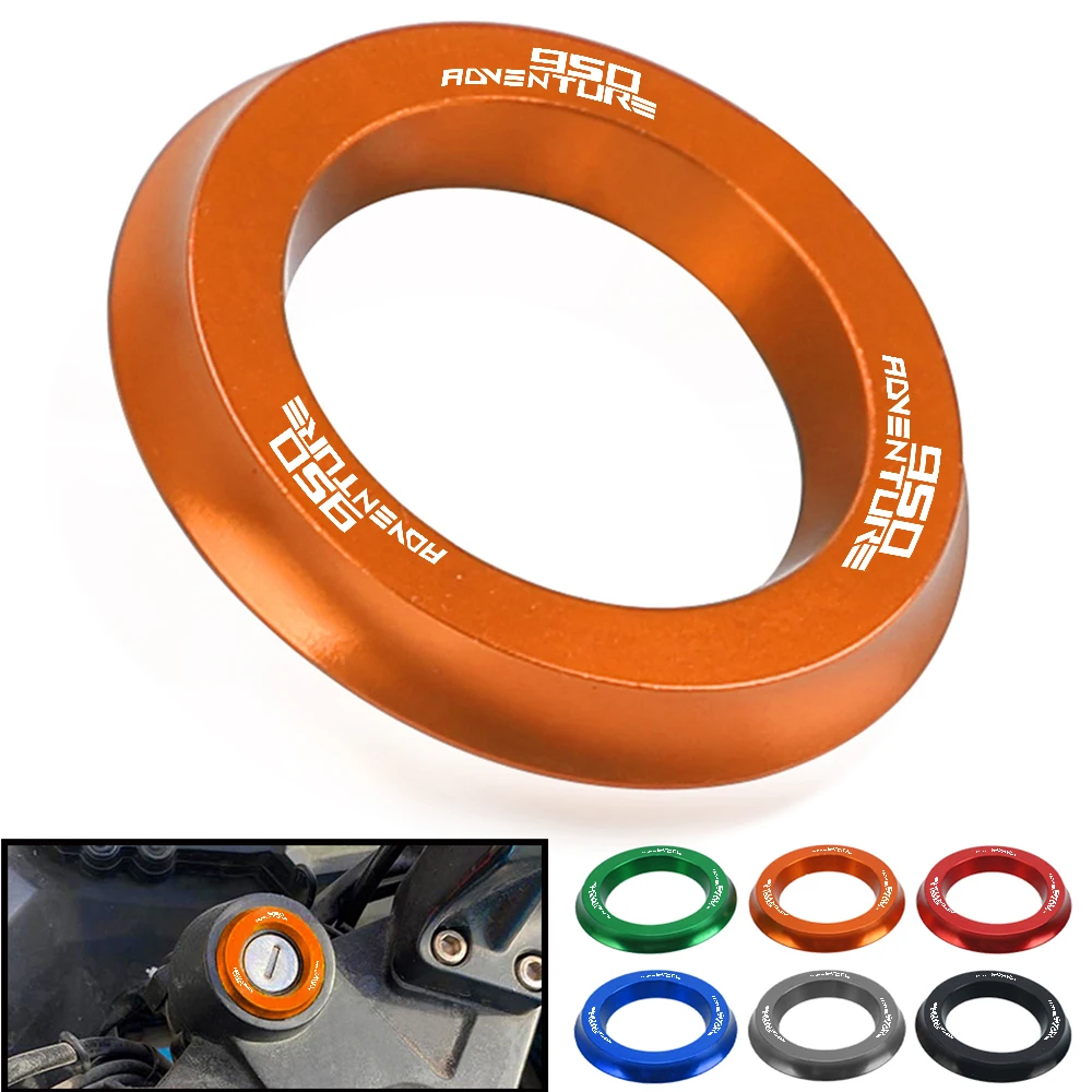 

For 950ADVENTURE 950 Adventure 950ADV 2003 2004 2005 2006 Motorcycle Accessories Ignition Switch Cover Ring Circle CNC Aluminum