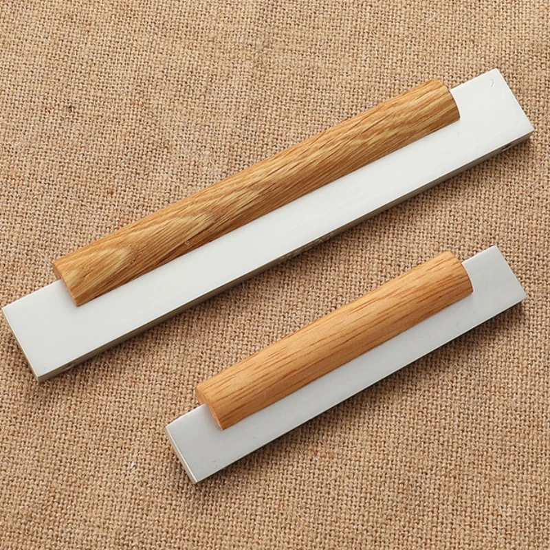 

Solid Wooden Furniture Pen Kitchen Cabinets Pulls Wardrobe Pulls Handles for Cabinets and Drawers Zinc Alloy Handle